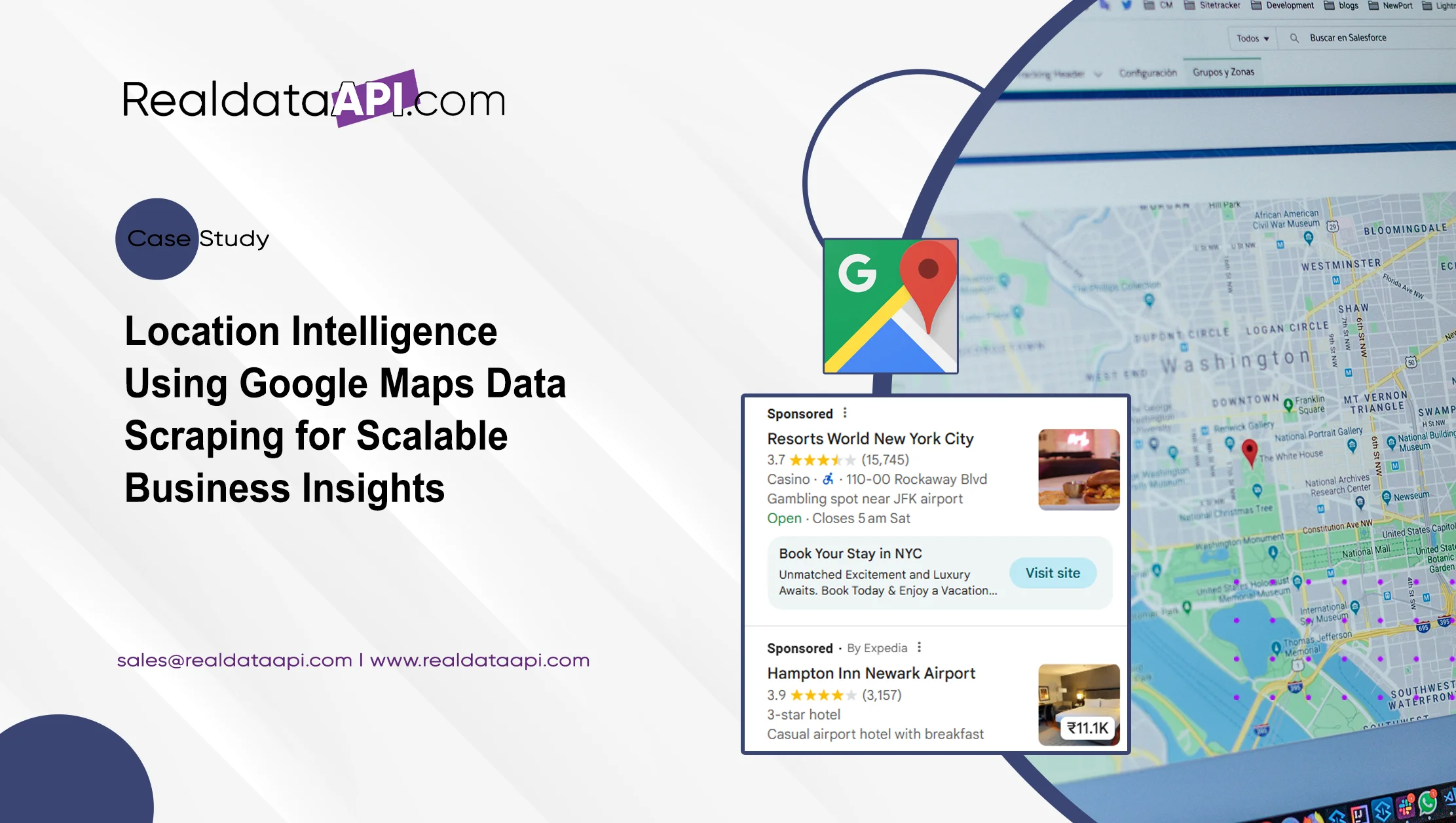 Location Intelligence Using Google Maps Data Scraping for Scalable Business Insights
